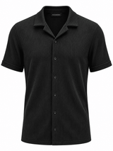 MEN’S RIBBED COTTON SHIRT