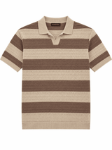 MEN’S TEXTURED KNIT T-SHIRT ￼