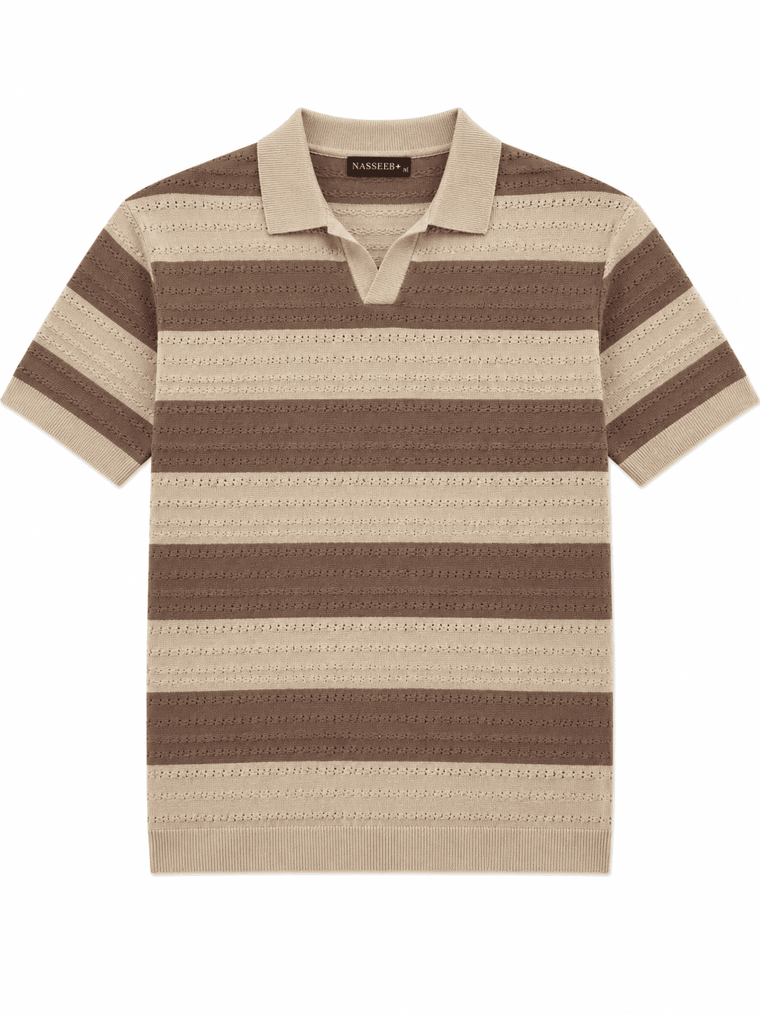 MEN’S TEXTURED KNIT T-SHIRT ￼
