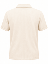 MEN’S RIBBED COTTON SHIRT