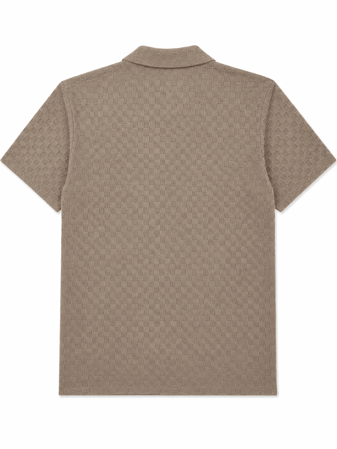 MEN’S TEXTURED KNIT SHIRT