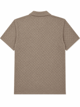 MEN’S TEXTURED KNIT SHIRT
