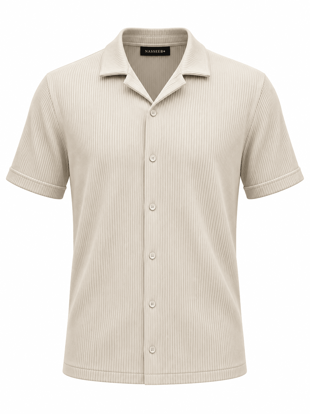 MEN’S RIBBED COTTON SHIRT
