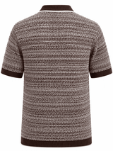 MEN’S TEXTURED KNIT POLO