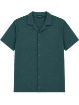 MEN’S TEXTURED KNIT SHIRT