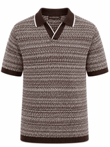 MEN’S TEXTURED KNIT POLO