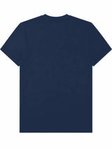 Back view of Nasseeb Men's Heritage Pocket T-Shirt in navy blue