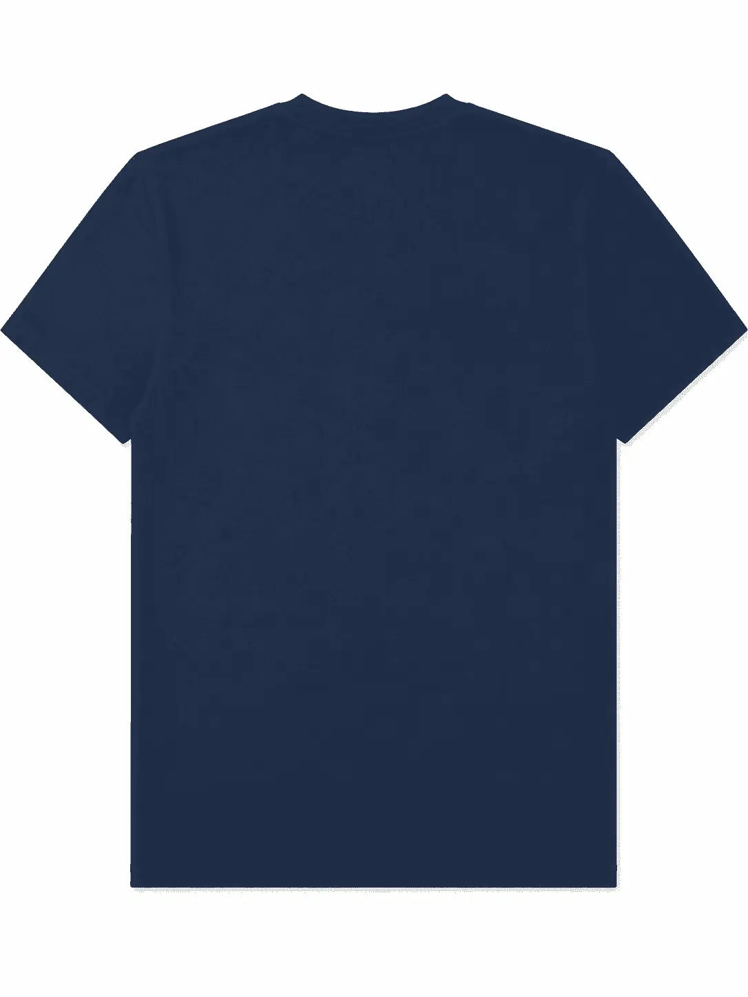 Back view of Nasseeb Men's Heritage Pocket T-Shirt in navy blue