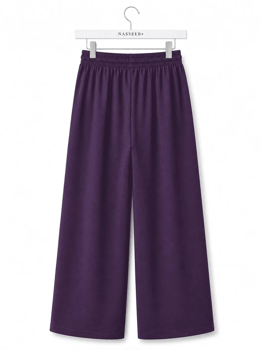 Front view of Nasseeb Women's Essence Trousers in purple