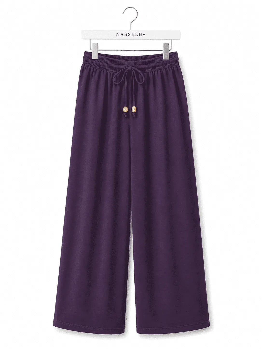 Back view of Nasseeb Women's Essence Trousers in purple